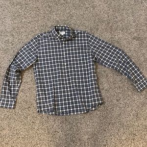 Gap Button Down L Blue/Grey/Yellow